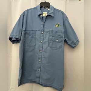 Red Head Brand Shirt Mens XL Short Sleeve Fishing Button Down. Cotton.